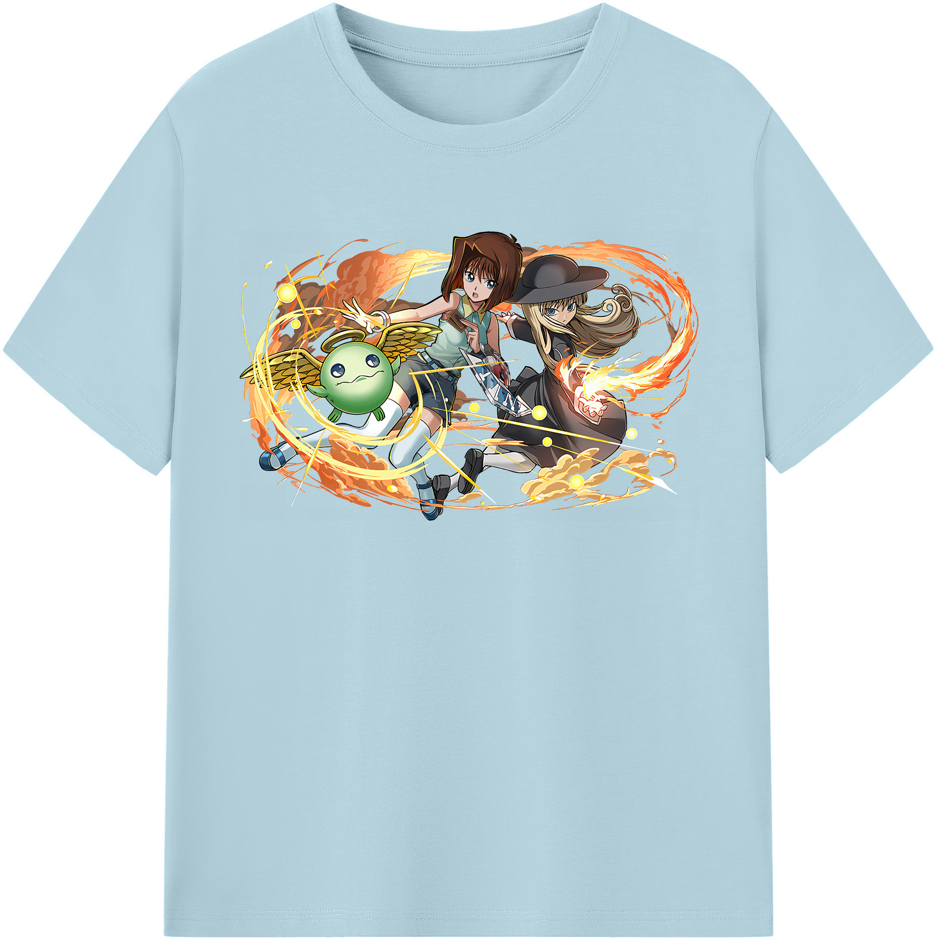 （画像用） 遊☆戯☆王 Yu-Gi-Oh! 綿100％半袖Tシャツ（フロントプリント）